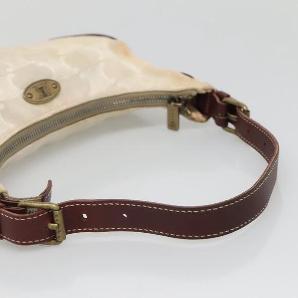 CELINE Macadam Canvas Shoulder Bag Beige Gold - Picture 7 of 12